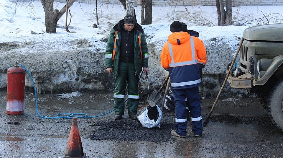 Ремонт дорог в Барнауле