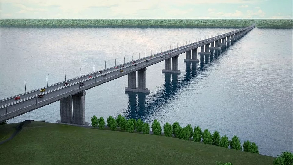 Визуализация моста. Фото: правительство СО