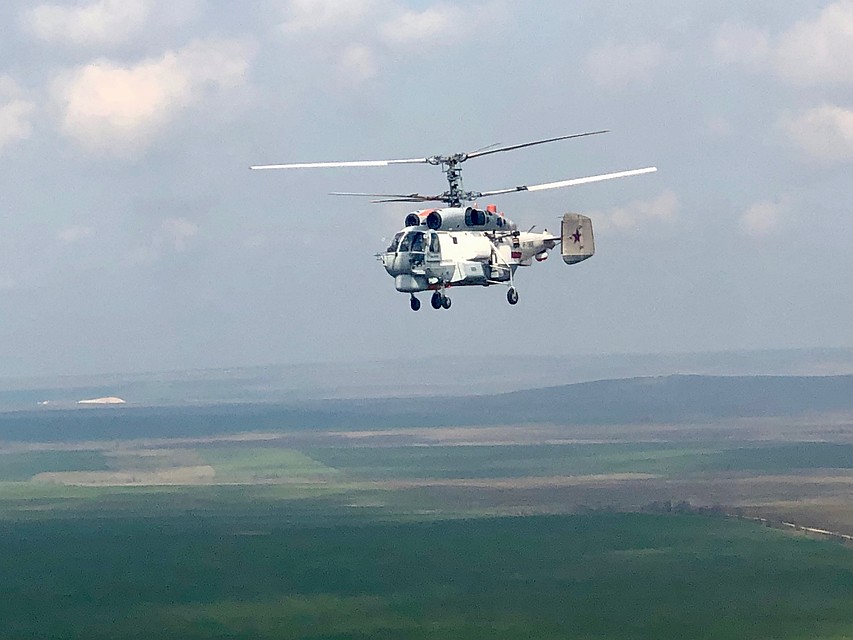 В учениях принимала участие авиация ФСБ России. Фото: пресс-служба Погрануправления ФСБ РФ по РК