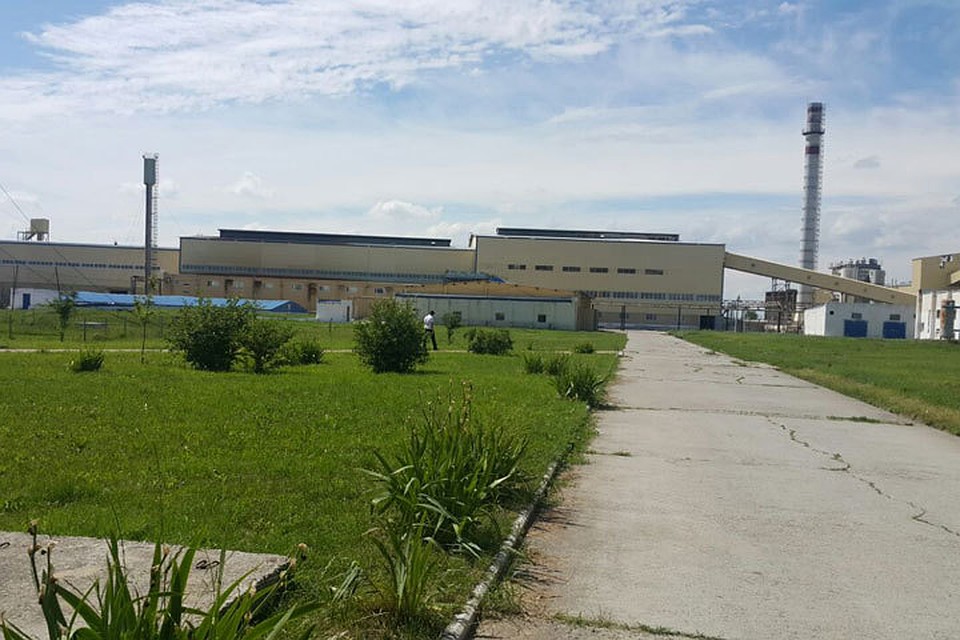 Работа на стекольном заводе остановлена