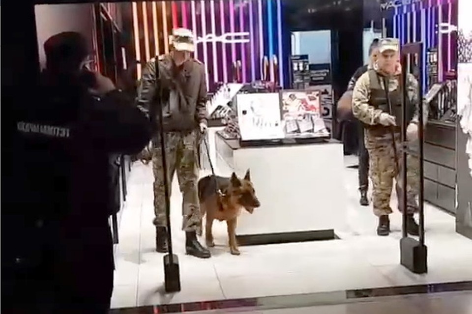 В ТРЦ Galeria Minsk взрывных устройств не нашли. Фото: скриншот видео СК