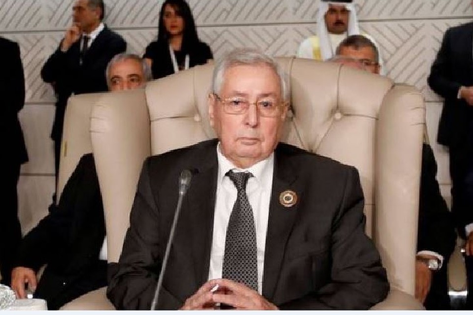 Временный президент Алжира Абделькадер Бенсалех
