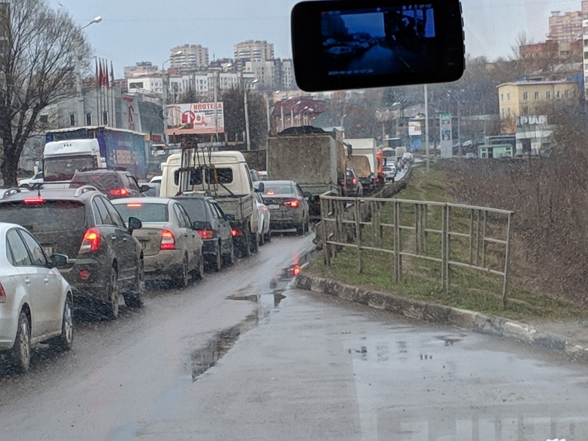 Пробка на Рязанке.
