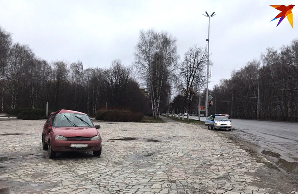 Фото с места ДТП.