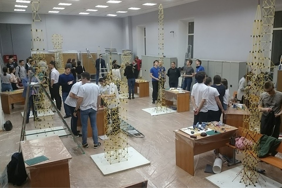 Макаронные строители 2019 года. Фото: СПбГАСУ.