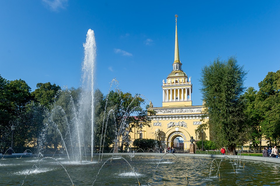 ГУП «Водоканал Санкт-Петербурга» 19 апреля запускает фонтаны