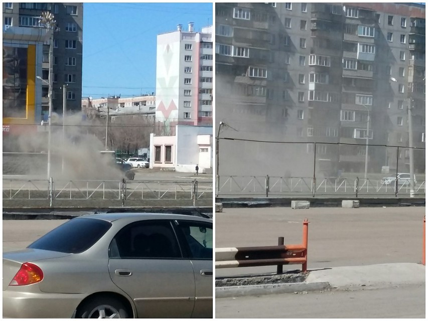 Толку от такой уборки нет. Фото: группа во ВКонтакте «Черное и белое Магнитогорск».