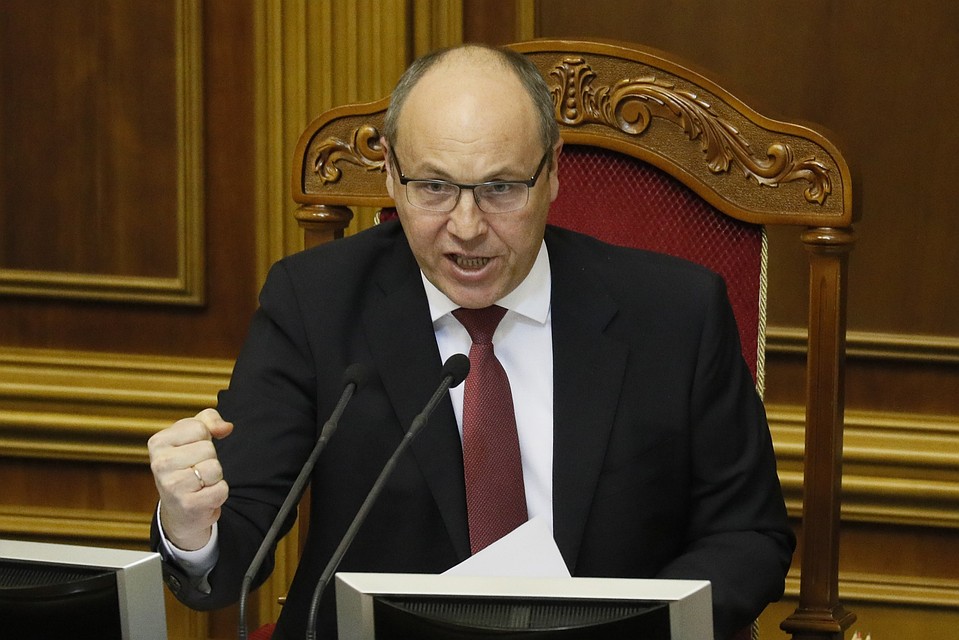 Председатель Верховной рады Украины Андрей Парубий