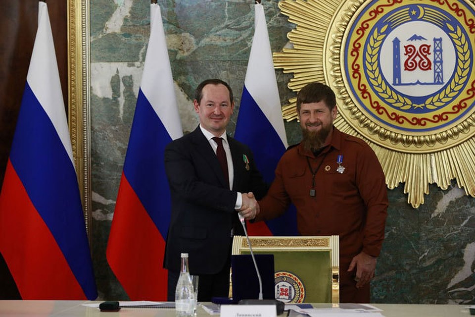 Павел Ливинский и Рамзан Кадыров.