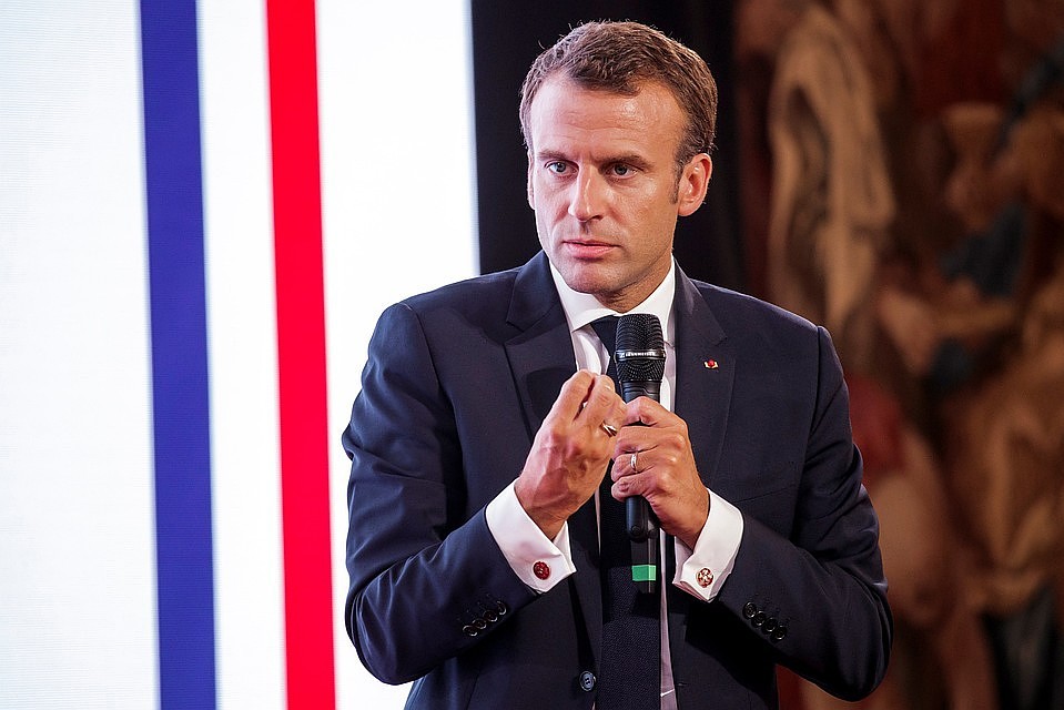 Президент Франции Эммануэль Макрон