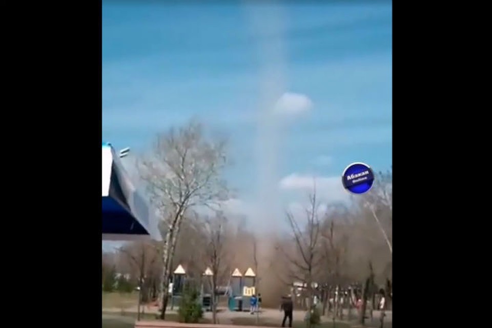 Необычное явление попало на камеру в Абакане. Фото, видео: abakanonline.