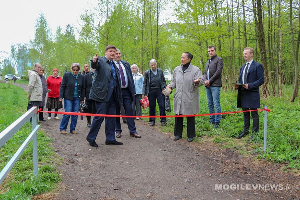 Для торжественного открытия подготовили красную ленту. Фото: mogilevnews.by
