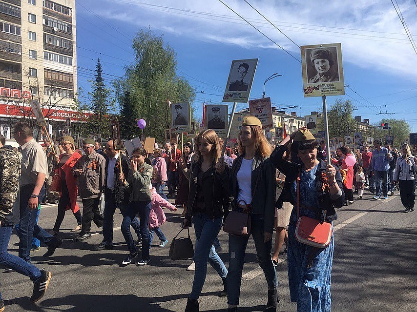 В прошлом году в "Бессмертном полку" прошли 22 тысячи человек