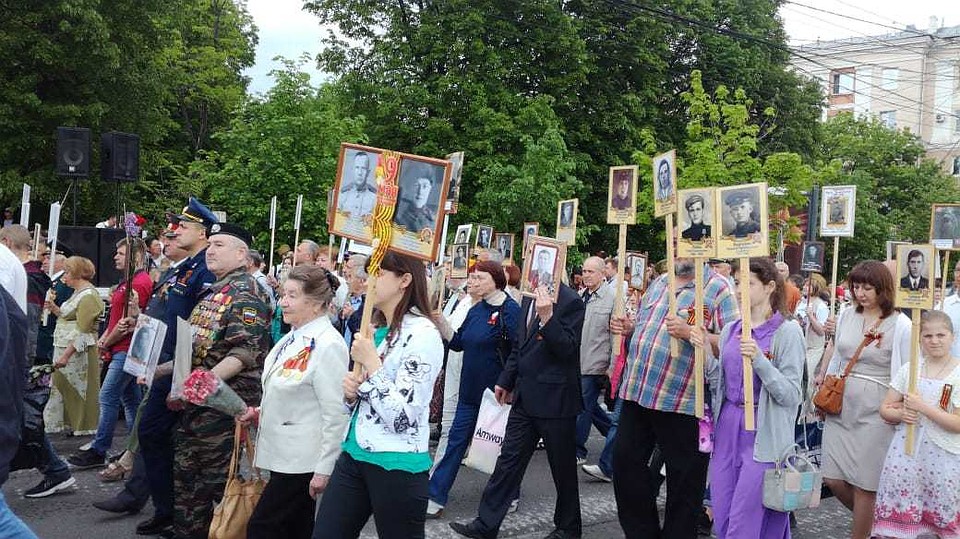 "Бессмертный полк" в Воронеже - 2019.