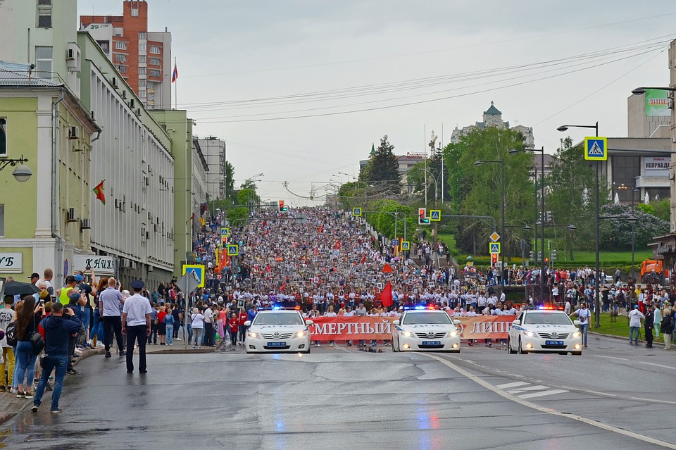 Бессмертный полк в Липецке