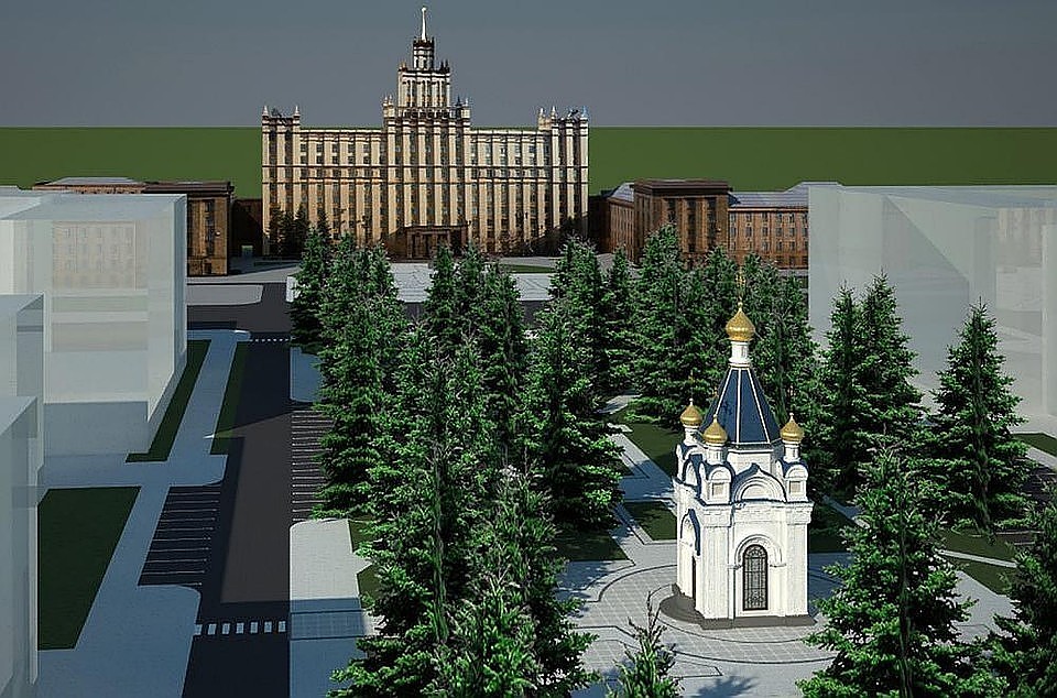 Во такую часовню планируют построить напротив главного корпуса ЮУрГУ.