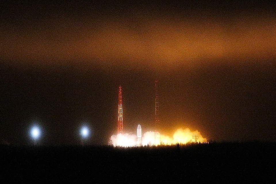 Ракета «Союз-2.1б» на космодроме Плесецк. Фото: Сергей Медведев/ТАСС
