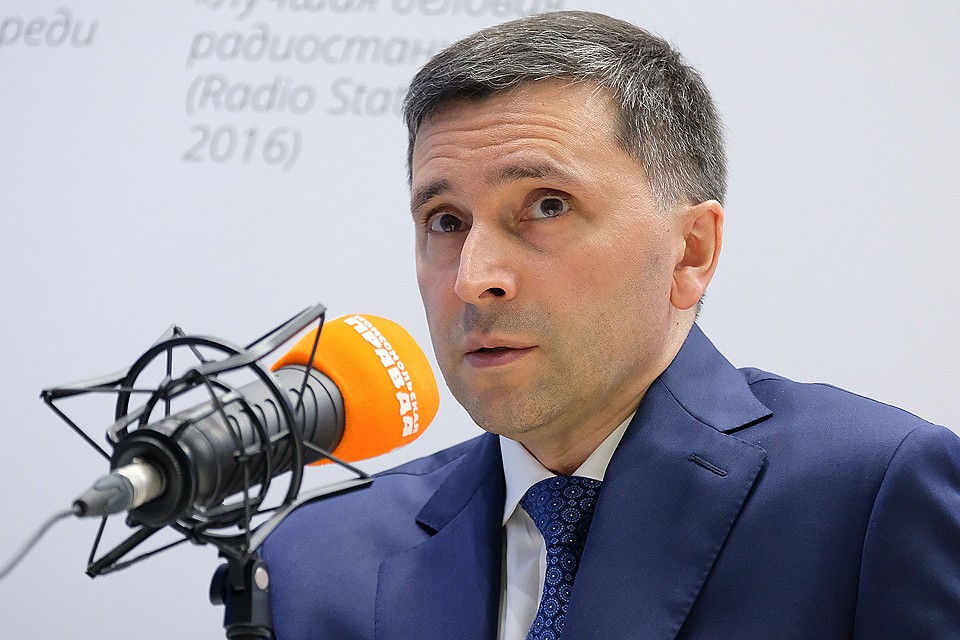 Глава Минприроды Дмитрий Кобылкин во время интервью «Комсомолке» на ПМЭФ-2019.