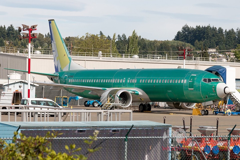 Новейший Boeing 737 MAX уже собрали для «Белавиа». Фото: twitter.com/aeroimageschris.