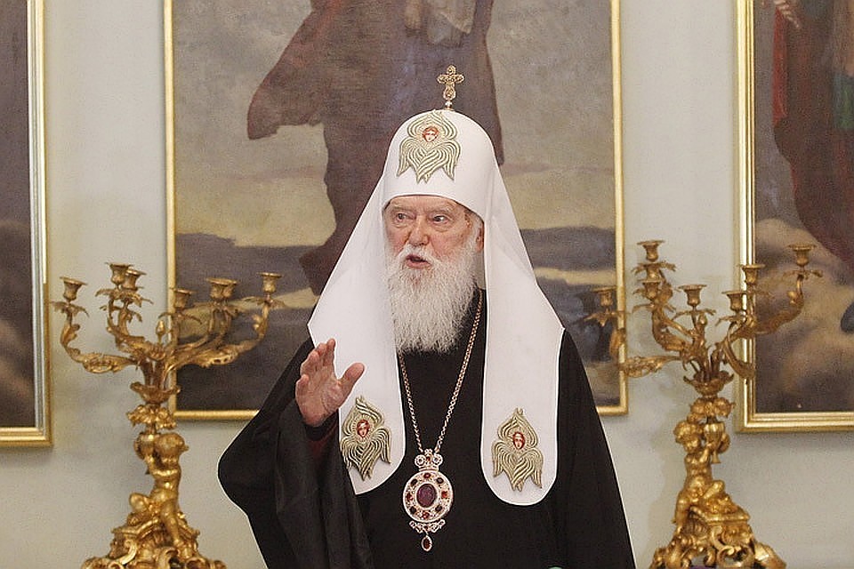 Глава раскольничьей УПЦ КП так называемый патриарх Филарет