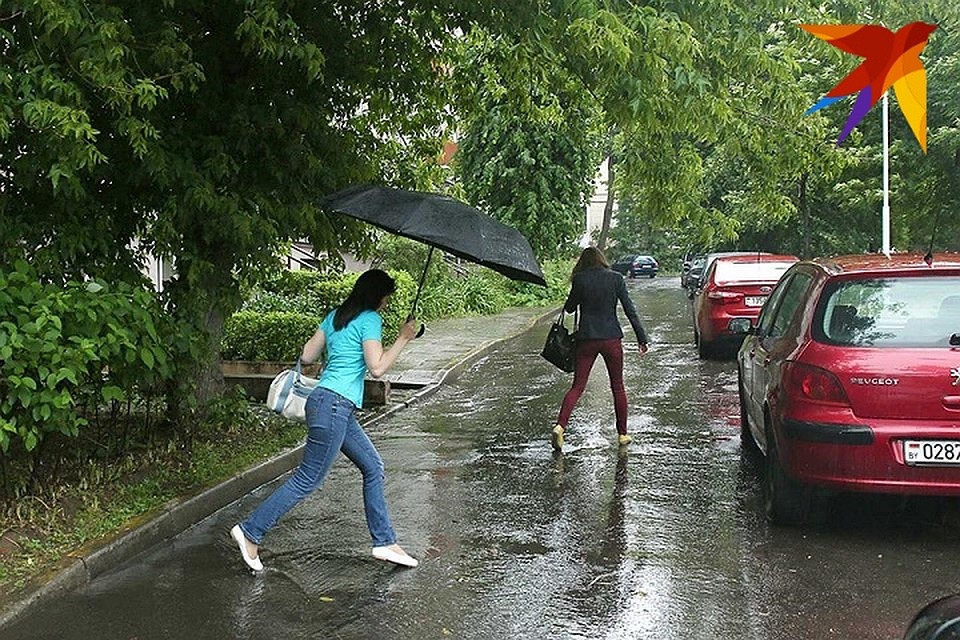 В части регионов дождливая погода будет сопровождаться сильным градом.