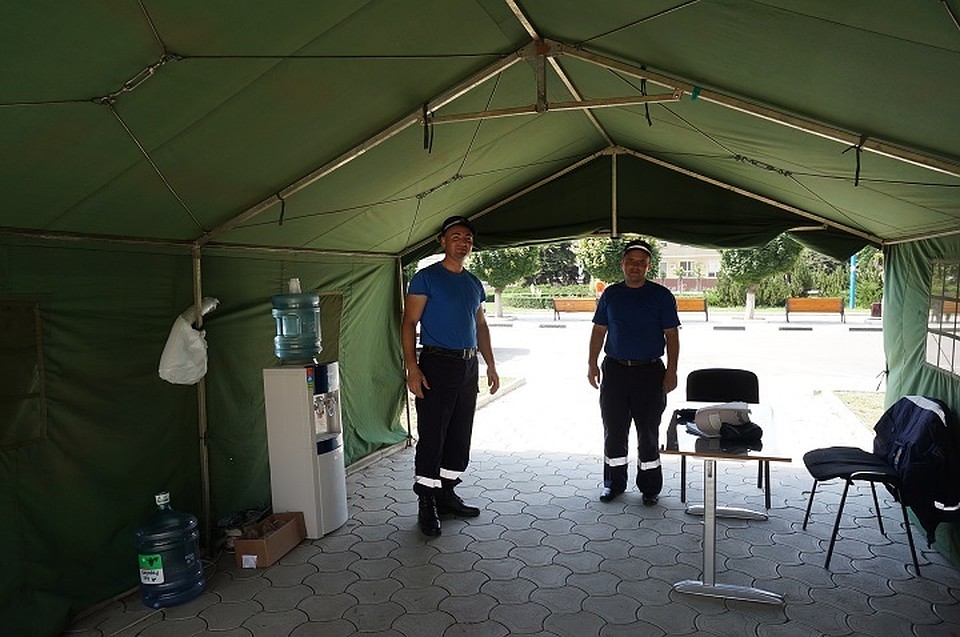 Палатка в Кагуле "от жары": такие есть по всей республике, в том числе, и в Кишиневе