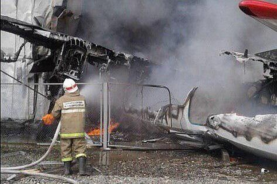 Названа возможная причина аварийной посадки Ан-24 в Нижнеангарске. Фото: скрин с видео