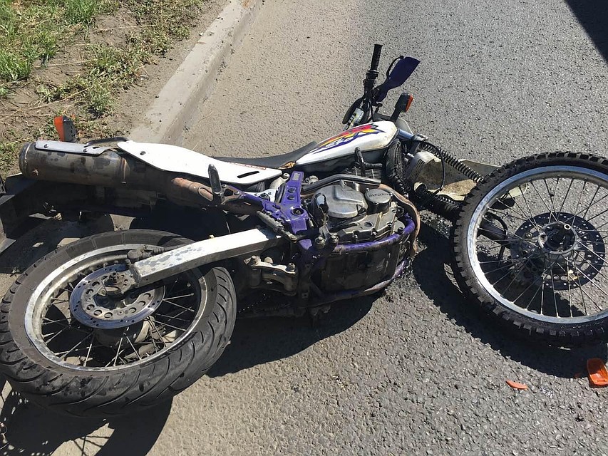 Suzuki сбила Honda. Фото: ГИБДД Челябинска