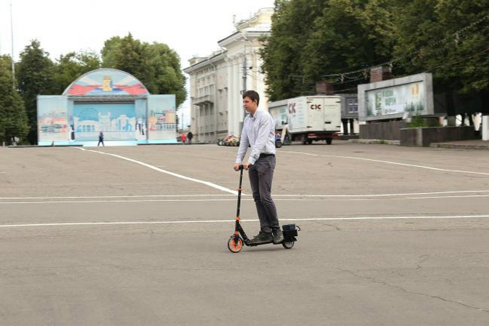 В ВятГУ разработана бюджетная модель электросамоката. Фото: vyatsu.ru