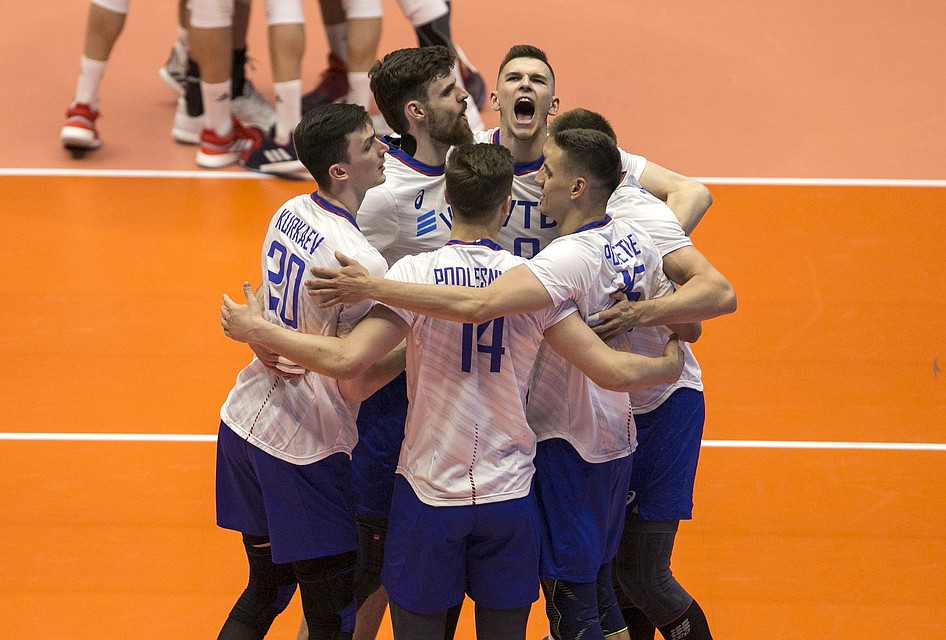 Сборная России по волейболу вышла в финал Лиги наций