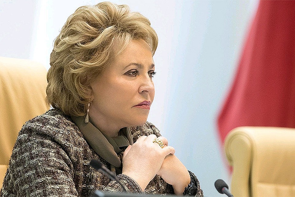Председатель Совета Федерации Валентина Матвиенко. Фото: фейсбук СФ