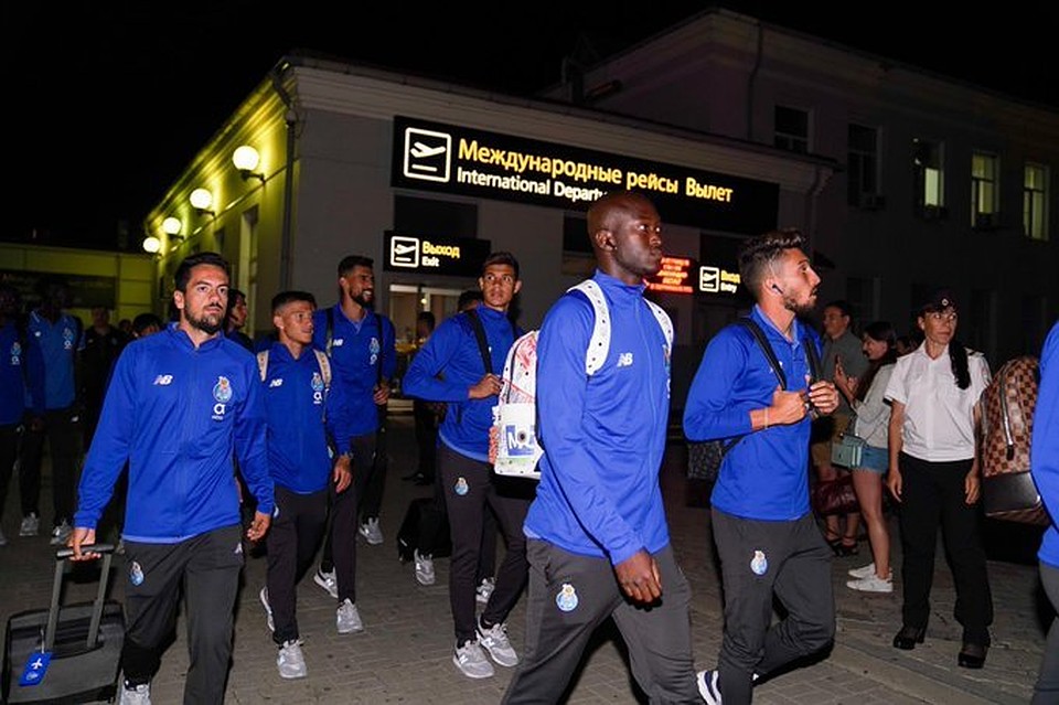 Футболисты "Порту" в Краснодаре Фото: twitter.com/FCPorto
