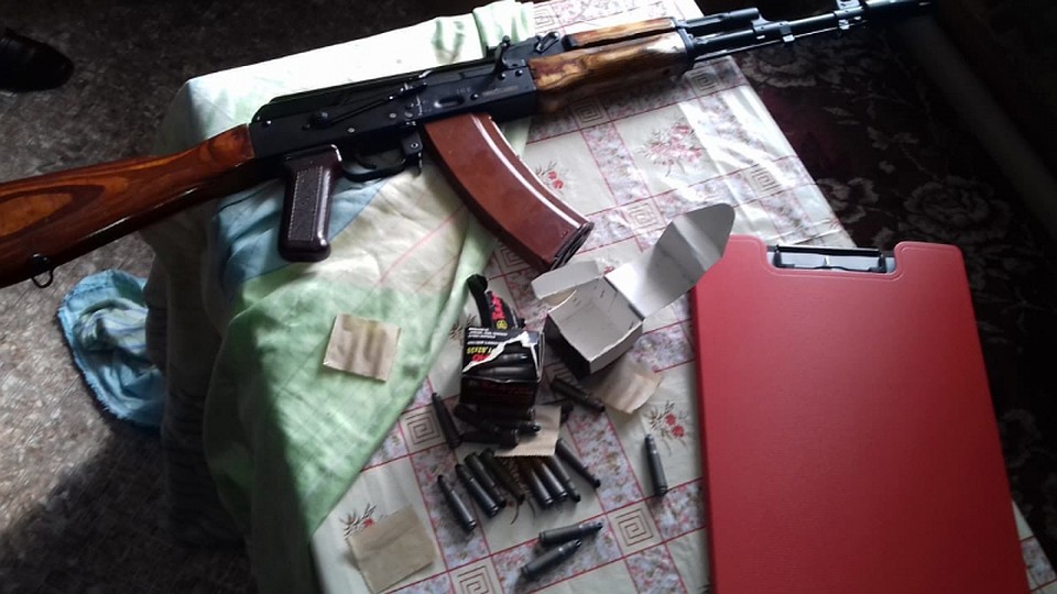 Оружие нашли в доме жителя Кирсановского района