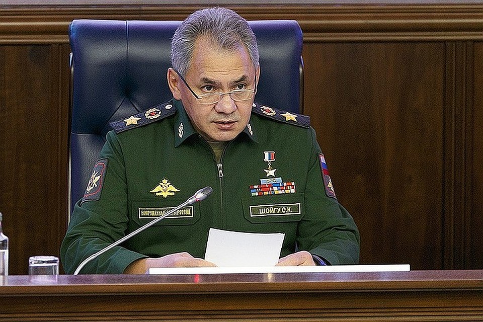 Министр обороны России Сергей Шойгу