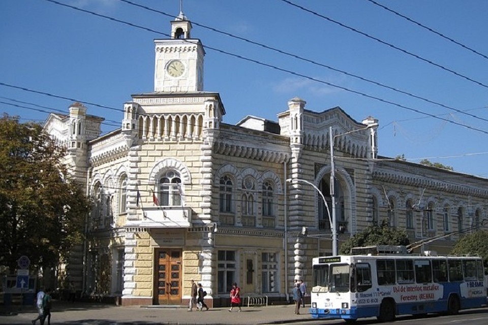 Здание мэрии Кишинева.
