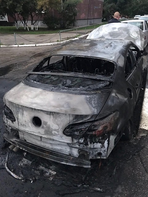 Сгоревшие авто больше непригодны для езды