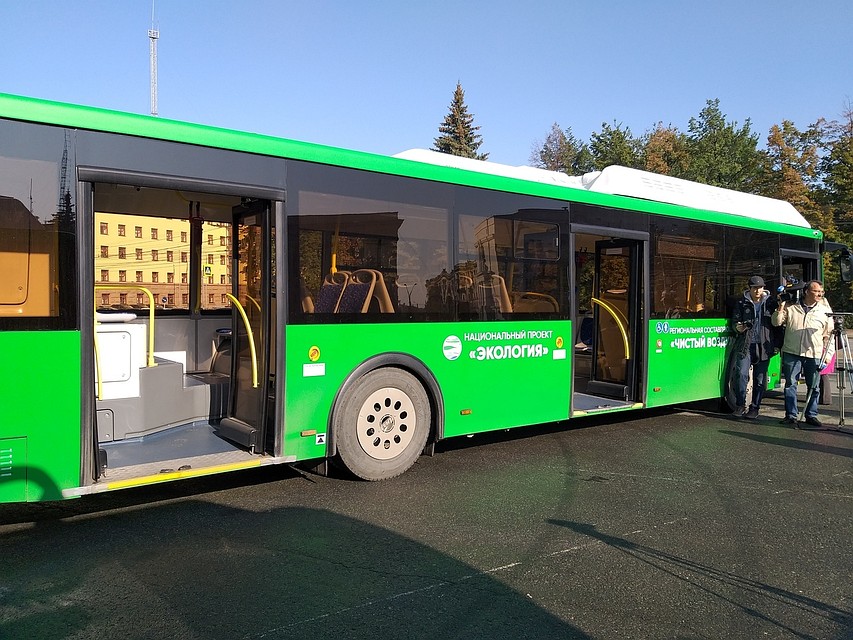Новые автобусы прибыли в Челябинск.