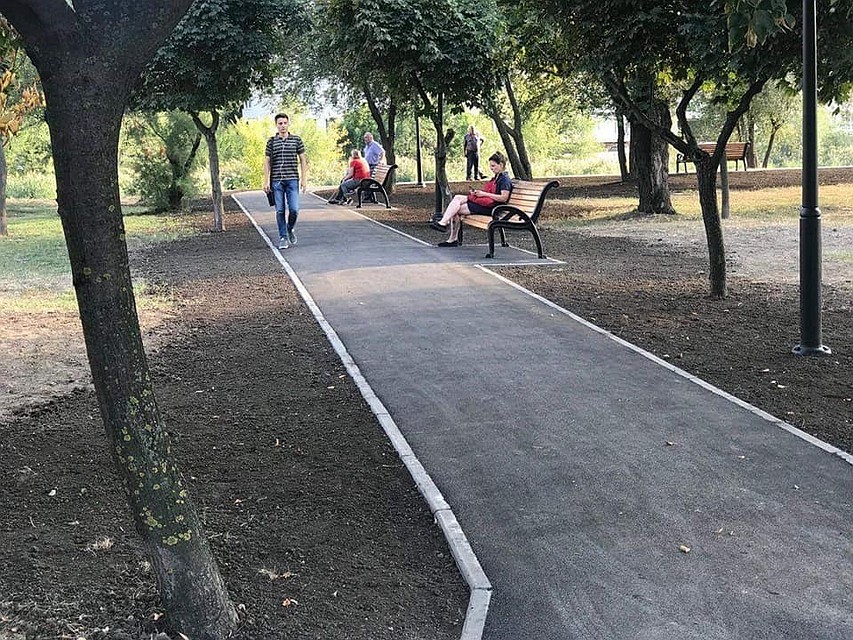 В Кишиневе обустроена новая зона отдыха.