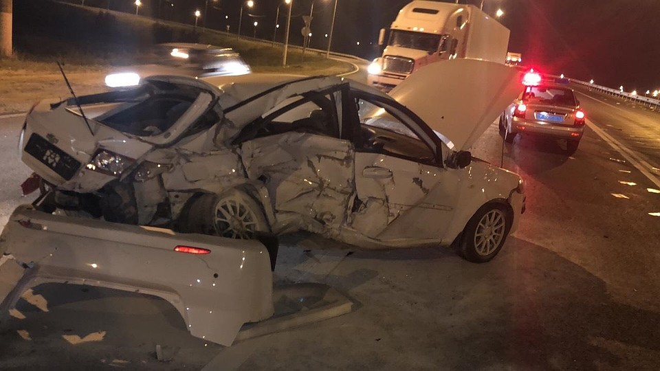 ДТП произошло вечером 8 сентября на Обводном шоссе