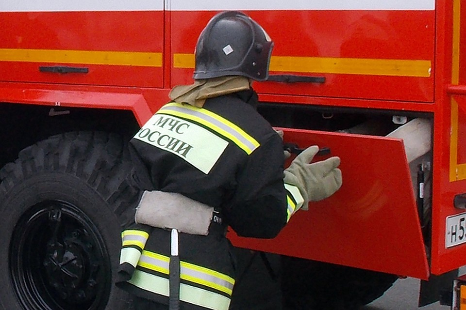 Пожарные не успели дотянуть лестницу до девушки