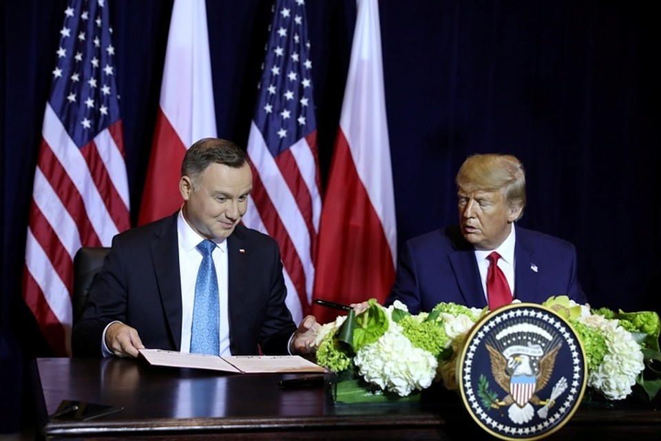 Президенты Польши и США – Анджей Дуда и Дональд Трамп