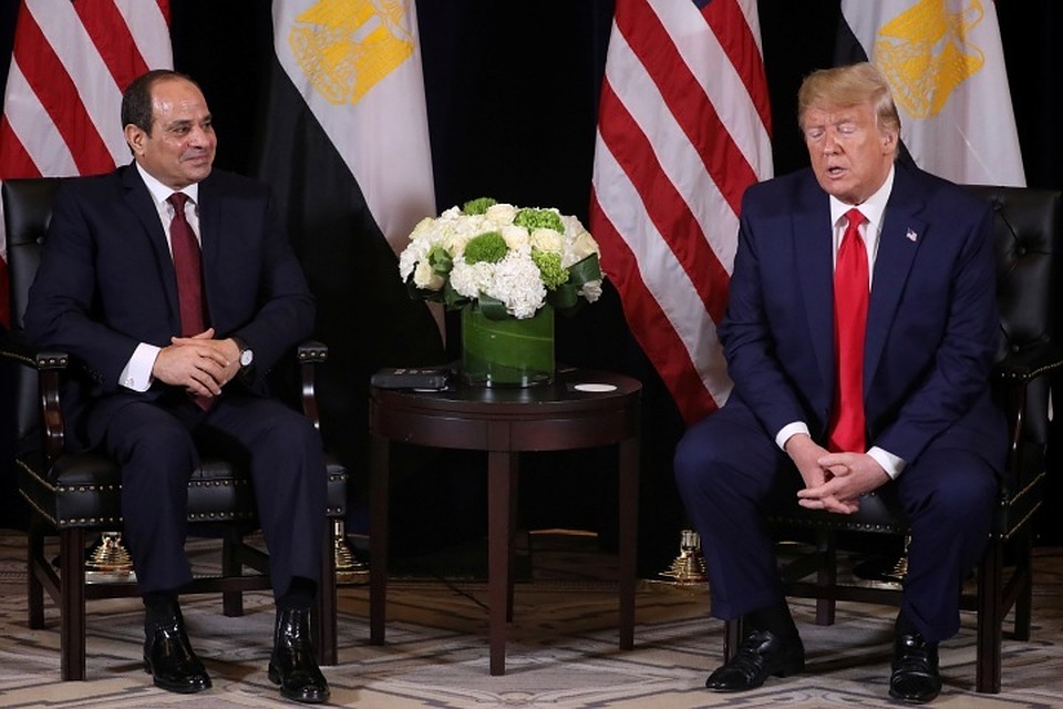 Президенты Египта и США – Абдель Фаттах ас-Сиси и Дональд Трамп