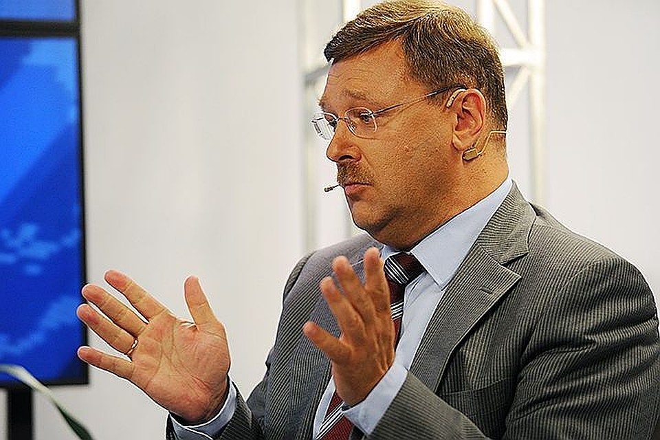 Глава комитета Совета Федерации по международным делам Константин Косачев - среди тех, кому отказано в визе