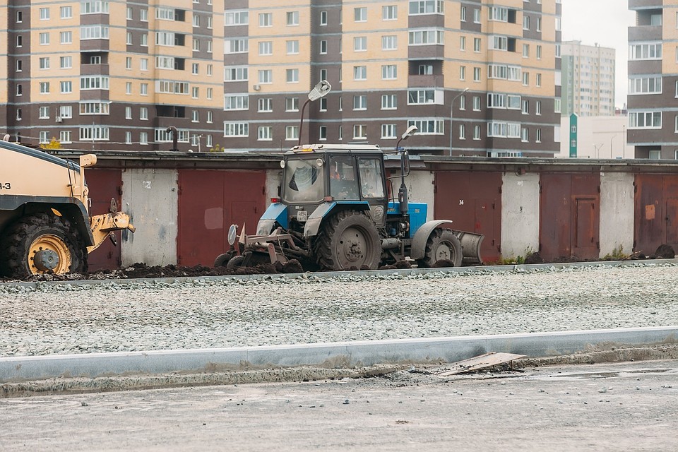 В Тюмени снесли гаражи и построили новую дорогу. Фото - пресс-служба администрации города Тюмени.