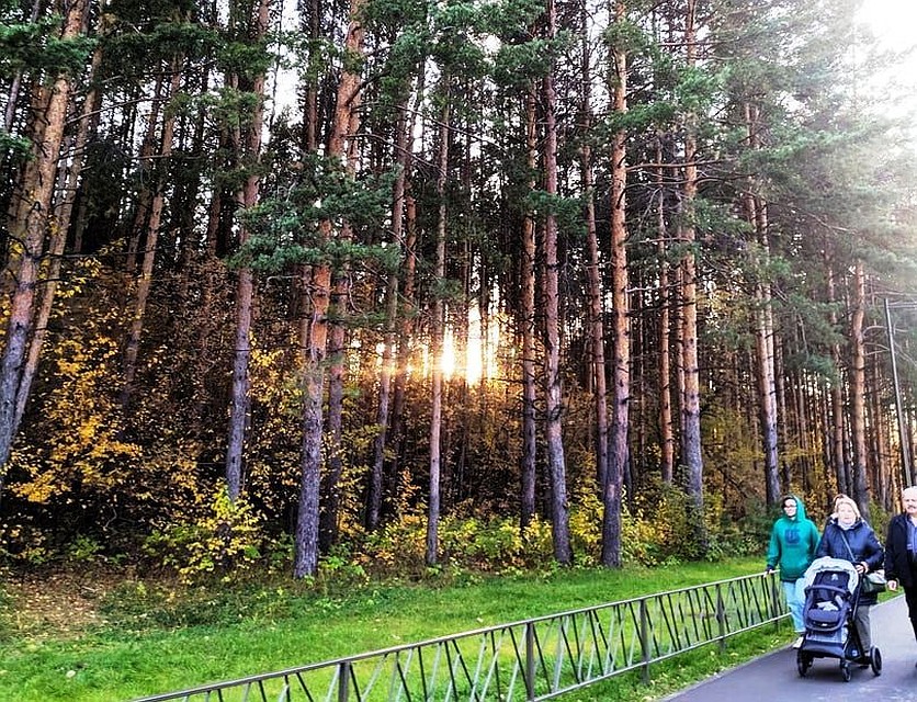 В Тюмени сегодня солнечно и тепло.
