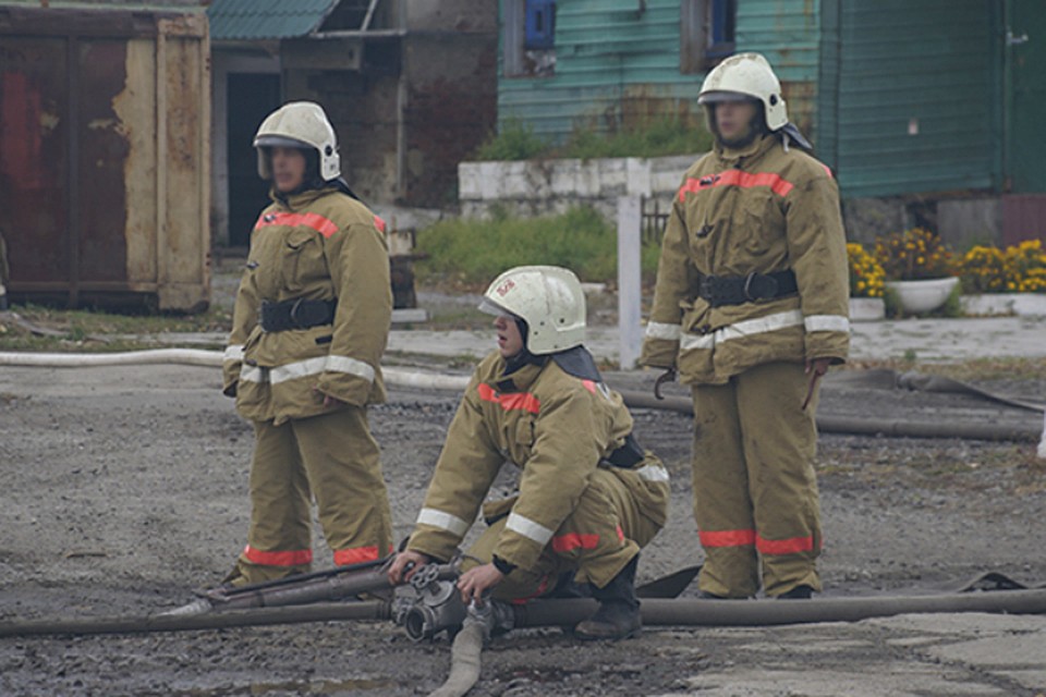 Осужденные-пожарники в Хабаровском крае поднялись по учебной тревоге