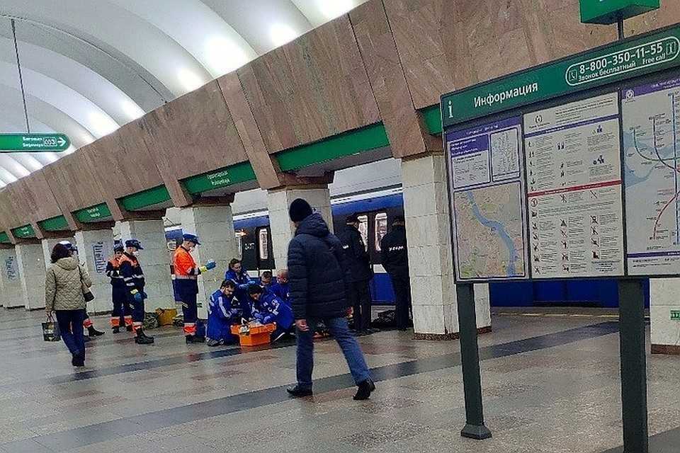 Упавший под поезд на станции метро «Пролетарская» петербуржец умер в больнице