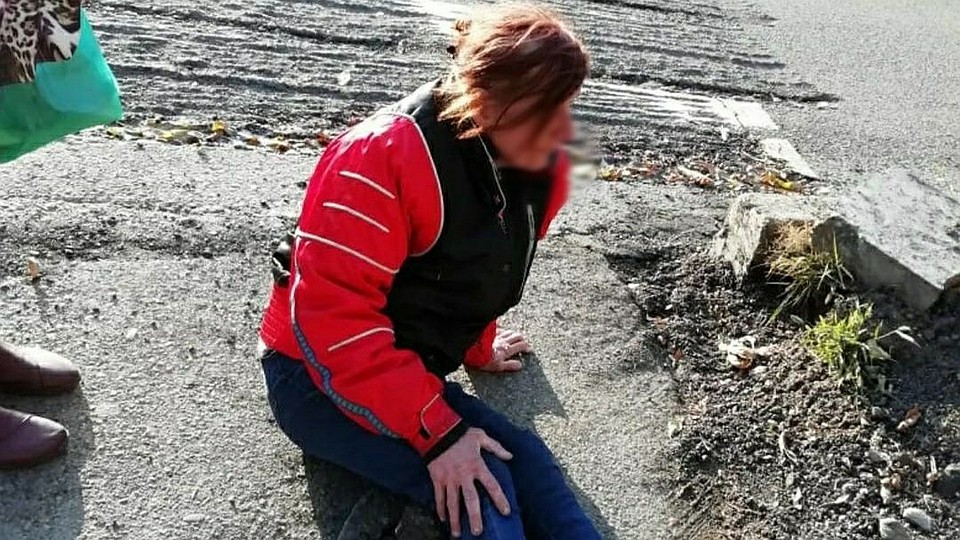 Несчастный случай произошел при переходе дороги