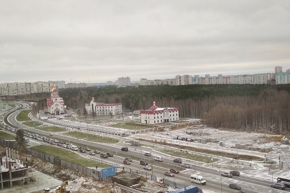 В Югру пришла зимаю Фото из соцсети ВКонтакте