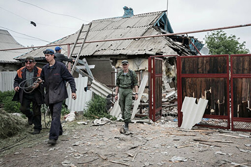 В Ясном разрушены два дома. Фото: https://ria.ru
